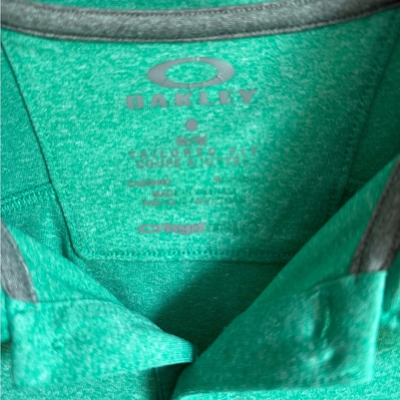 Men’s M Green Oakley Tailored Fit Short Sleeve Lightweight Polo - Picture 4 of 6